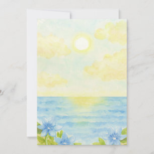 Invitación Playa pintada 