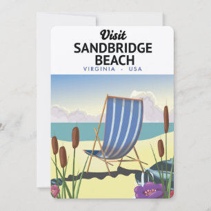 Invitación Playa Sandbridge Virginia EE. UU.,