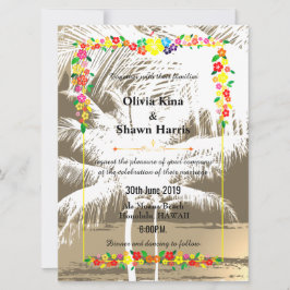 Invitación Playa Tropical