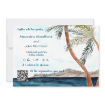 Playa tropical con Boda de luces