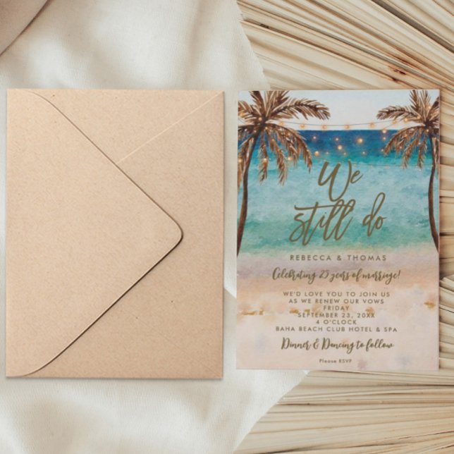 Invitación playa tropical que aún nos comprometemos a renovar (Subido por el creador)