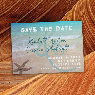 Invitación Playa tropical Salven la fecha
