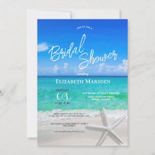 Invitación Playa Tropical y Ducha de Brigada Starfish