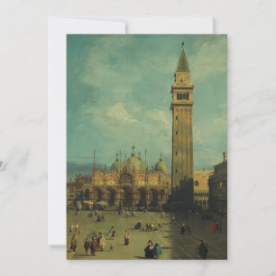 Invitación Plaza de San Marcos por Canaletto