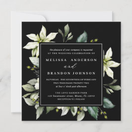 Invitación Plaza verde | Boda botánico acuarela