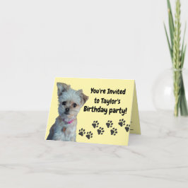Invitación plegada