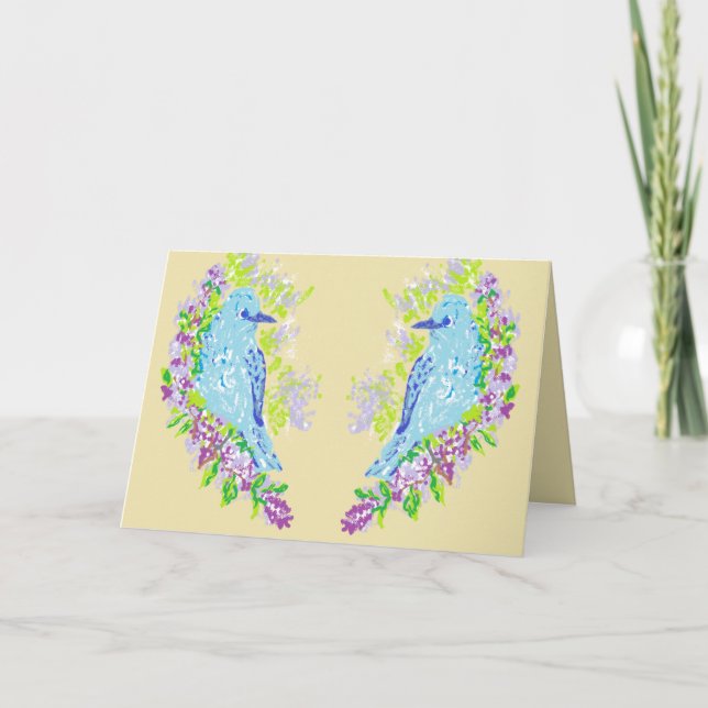 Invitación plegada: compromiso o Boda (Anverso)