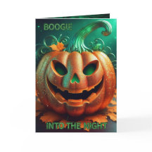 Invitación plegada de Halloween