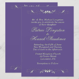 Invitación Plum Boda