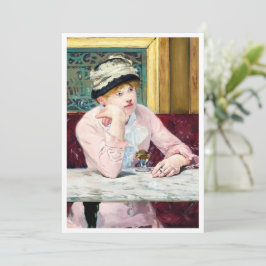 Invitación Plum Brandy descargable por Edouard Manet