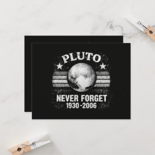 Invitación Plutón Nunca Olvides