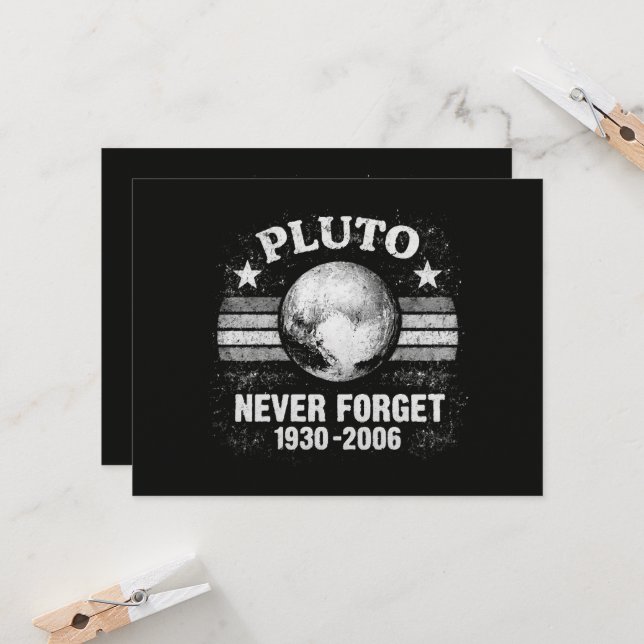 Invitación Plutón Nunca Olvides (Anverso/Reverso In Situ)