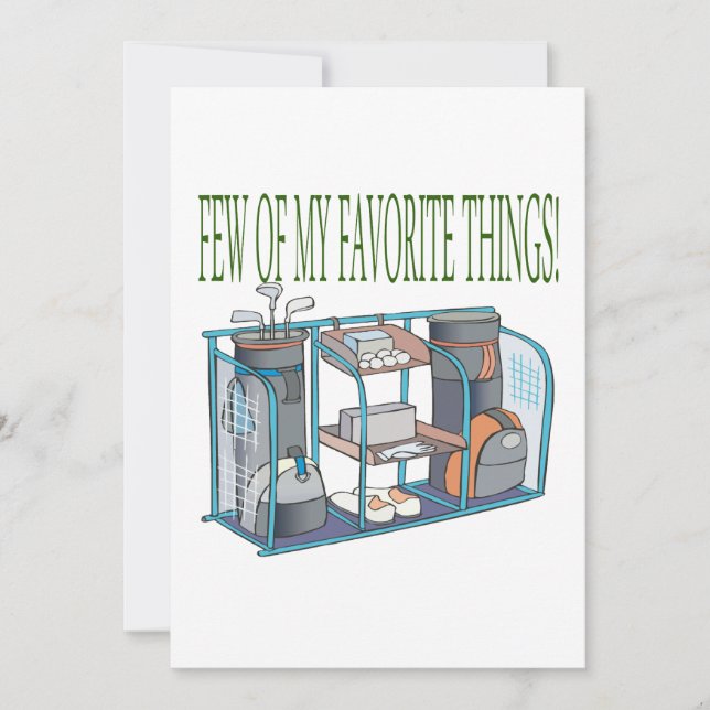 Invitación Pocas De Mis Cosas Favoritas (Anverso)