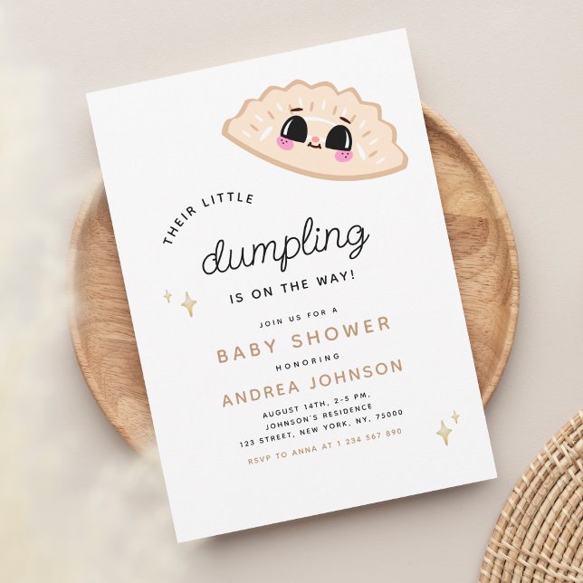 Invitación Poco asfixiante Baby Shower neutral de género de K (Subido por el creador)