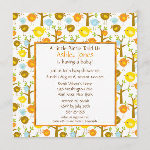 Invitación Poco chirrido Baby Shower