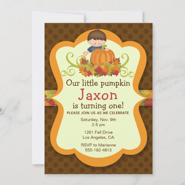Invitación Poco cumpleaños de la caída de los muchachos del (Anverso)