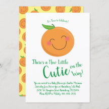 Poco Cutie Tangerine Baby Shower Sexo Neutral