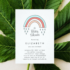 Invitación Poco sobre el Baby Shower neutral de género arcoir