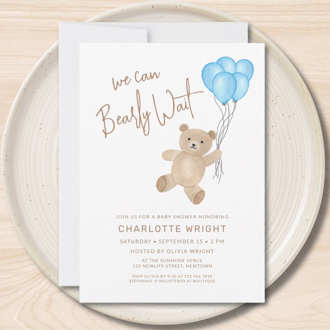 Invitación Podemos anticipar el Baby Shower de Wait Boy (Subido por el creador)