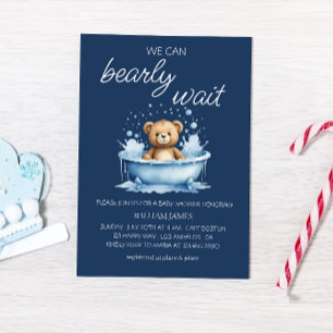 Invitación Podemos Embarcar Esperar - Cuidadosa Baby Shower D