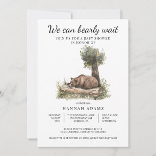 Invitación Podemos Esperar A Baby Shower