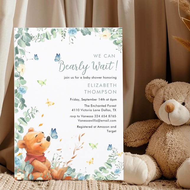Invitación Podemos Esperar A Eucalypso Baby Showe (Subido por el creador)