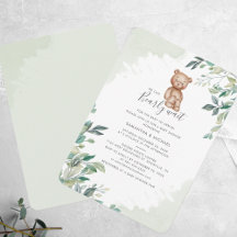 Podemos Esperar A Eucalyptus Baby Shower Moderno