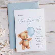 Podemos Esperar A La Baby Shower De Blue Balloon B