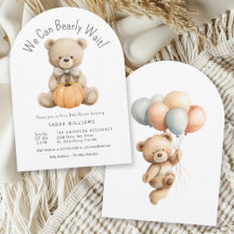 Podemos Esperar A La Pequeña Calabaza Baby Shower