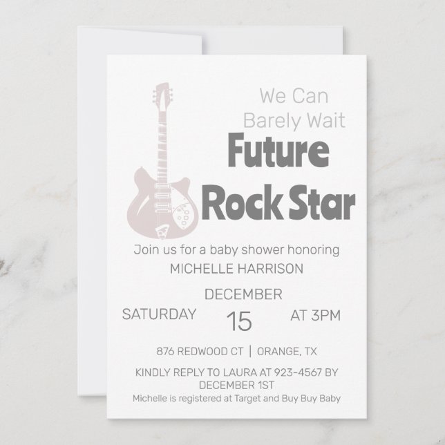 Invitación Podemos Esperar A Que El Género Sea Neutral Baby S (Anverso)