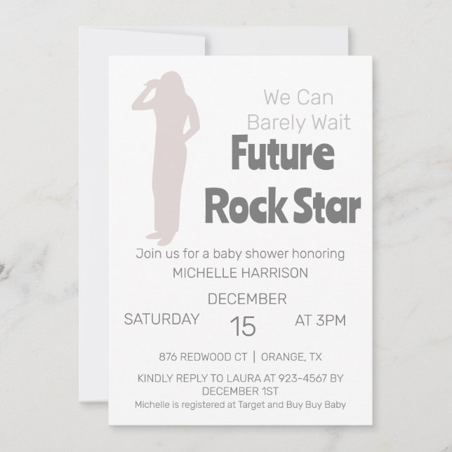 Invitación Podemos Esperar A Que El Género Sea Neutral Baby S (Anverso)