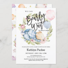 Podemos Esperar A Que El Niño Teddy Bear Baby Show