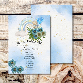 Invitación Podemos esperar a que llegue el oso arcoiris