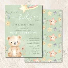 Invitación Podemos Esperar A Sage Green Baby Shower