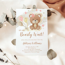 Podemos Esperar A Teddy Bear Baby Shower