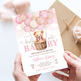 Invitación Podemos Esperar A Teddy Bear Baby Shower