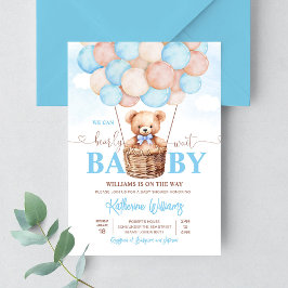 Invitación Podemos Esperar A Teddy Bear Baby Shower