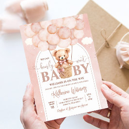 Invitación Podemos Esperar A Teddy Bear Baby Shower