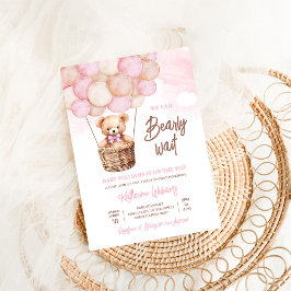 Invitación Podemos Esperar A Teddy Bear Baby Shower