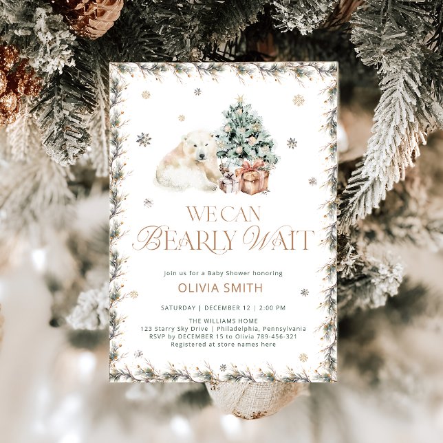 Invitación Podemos Esperar A Un Oso Moderno. (Subido por el creador)