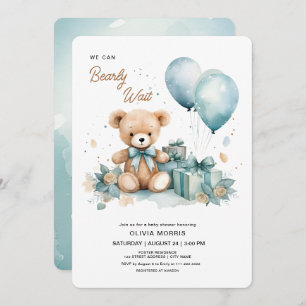Invitación Podemos Esperar Al Niño Baby Shower