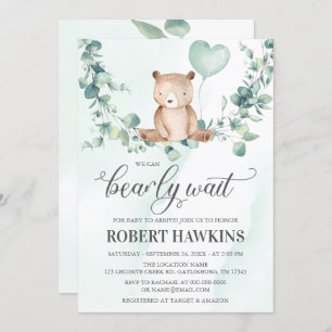 Invitación Podemos Esperar Al Niño Baby Shower