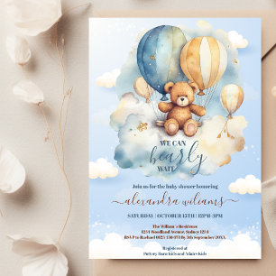 Invitación Podemos Esperar Al Niño Baby Shower