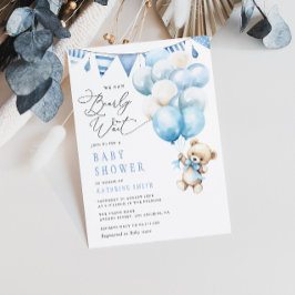 Invitación Podemos Esperar Al Niño Baby Shower