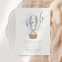 Podemos Esperar. | Baby Boy Blue Balloon Shower