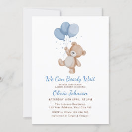 Invitación Podemos Esperar Baby Shower