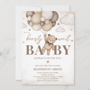 Invitación Podemos Esperar Baby Shower