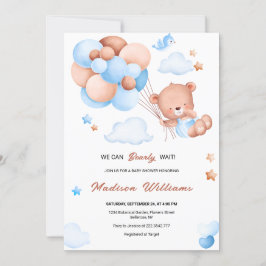 Invitación Podemos Esperar Baby Shower