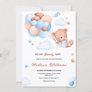 Invitación Podemos Esperar Baby Shower