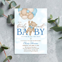 Invitación Podemos Esperar Baby Shower
